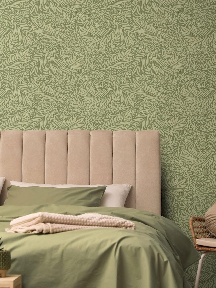 Hoopla Walls Olivine Leaf Vine 10M Wallpaper - Image 1 of 2