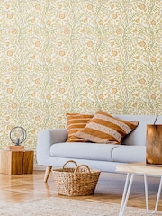 Hoopla Walls Soft Amber Rosehip Trial 10M Wallpaper - Image 1 of 2