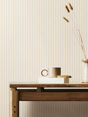 Hoopla Walls Wedgewood Blue Chalk Stripe 10M Wallpaper - Image 1 of 2