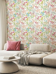Hoopla Walls Apple and Rose Oasis 10M Wallpaper - Image 1 of 2