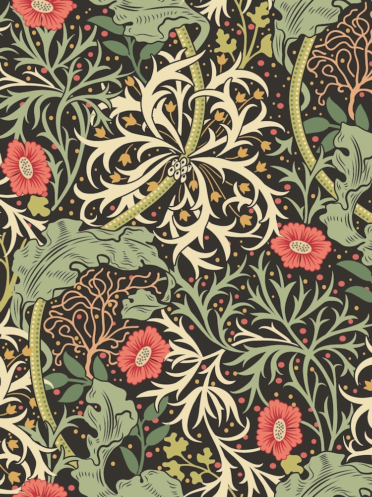 Hoopla Walls Slate Mix Seaweed Garden 10M Wallpaper - Image 2 of 2