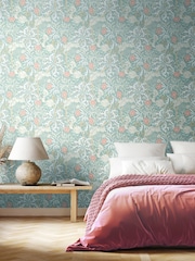 Hoopla Walls Seafoam Seaweed Garden 10M Wallpaper - Image 1 of 2