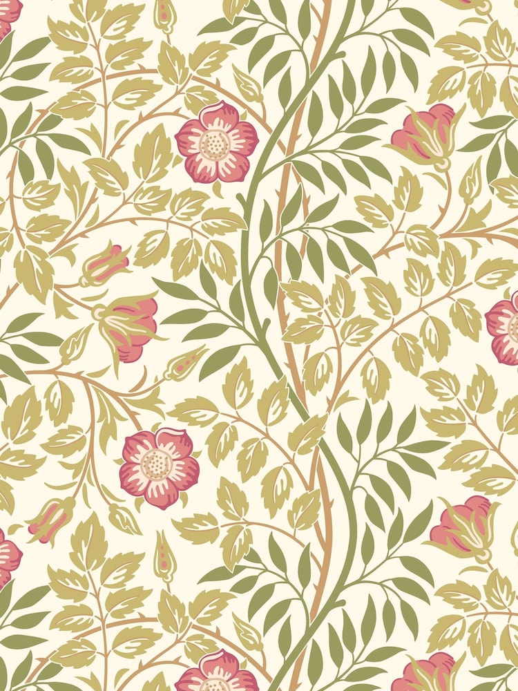 Hoopla Walls Rose Pink Rosehip Trial 10M Wallpaper - Image 2 of 2