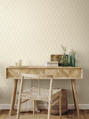 Hoopla Walls Cream Retro Arch 10M Wallpaper - Image 1 of 2