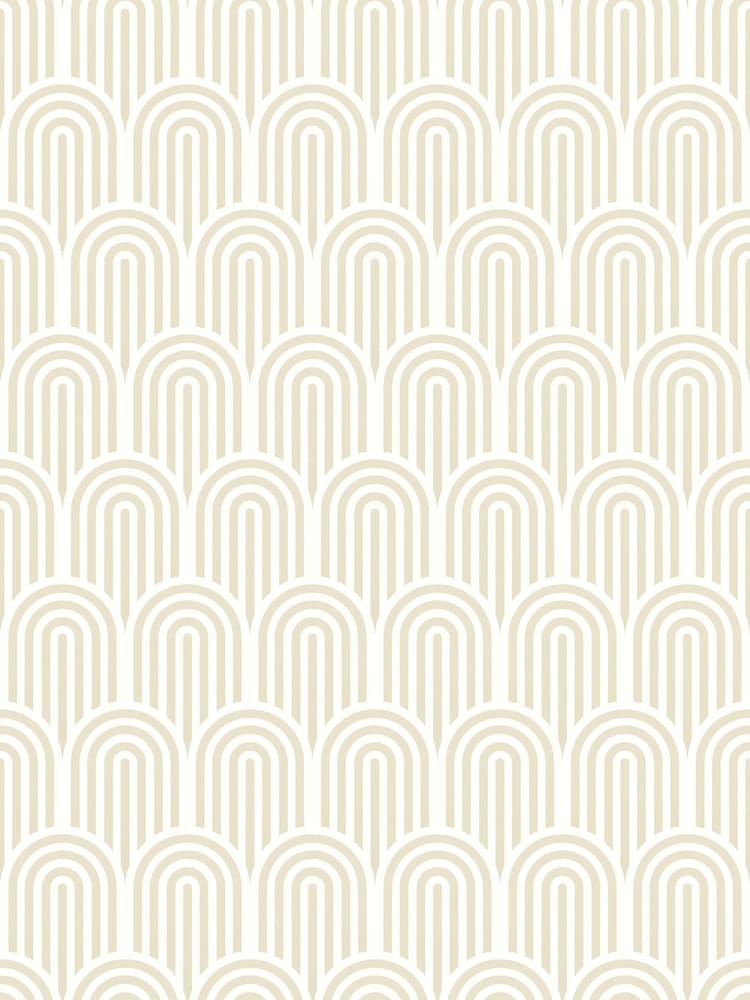 Hoopla Walls Cream Retro Arch 10M Wallpaper - Image 2 of 2