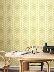 Hoopla Walls Sunshine Retro Flower 10M Wallpaper - Image 1 of 2