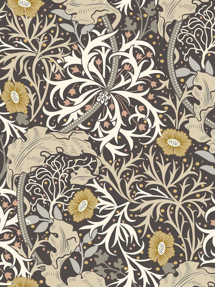 Hoopla Walls Slate Seaweed Garden 10M Wallpaper - Image 2 of 2
