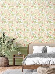 Hoopla Walls Rose Pink Seaweed Garden 10M Wallpaper - Image 1 of 2