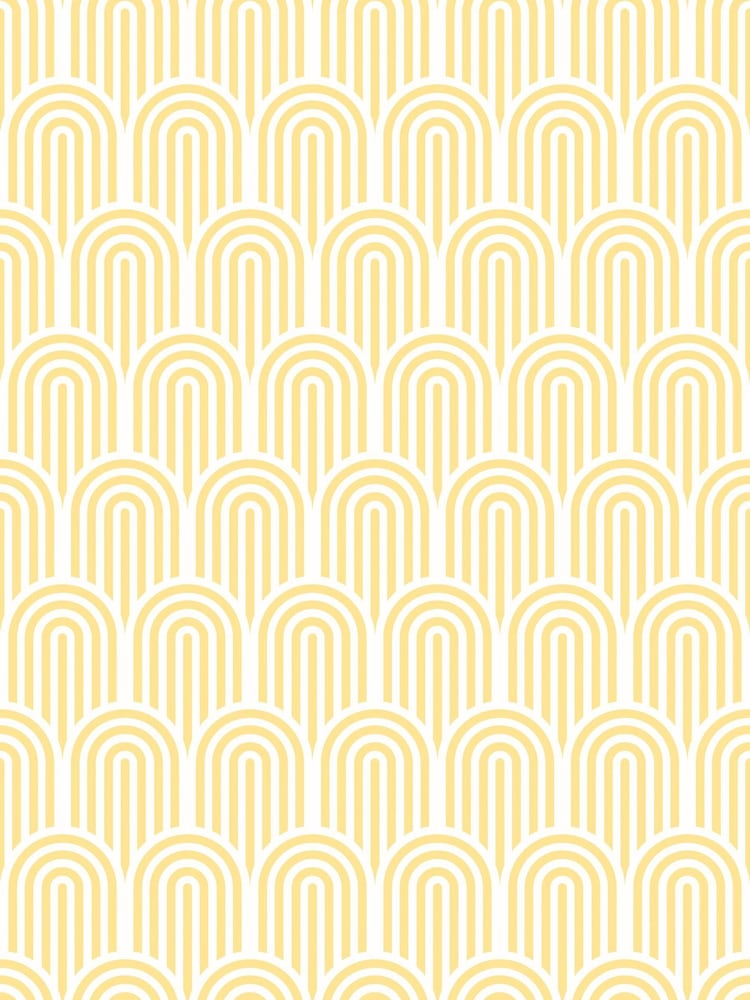 Hoopla Walls Yellow Retro Arch 10M Wallpaper - Image 2 of 2