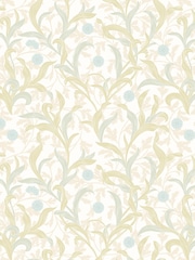 Hoopla Walls Sky and Apple Floral Trail 10M Wallpaper - Image 2 of 2