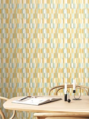 Hoopla Walls Mellow Yellow Building Blocks 10M Wallpaper - Image 1 of 2