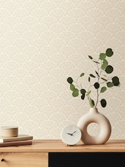 Hoopla Walls Linen Ditsy Deco Fan 10M Wallpaper - Image 1 of 2