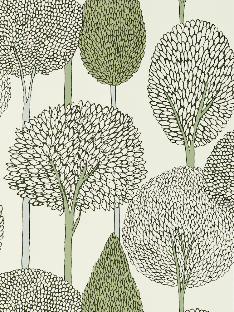 Harlequin Seaglass or Forest Silhouette Idyllic 10M Wallpaper - Image 1 of 1