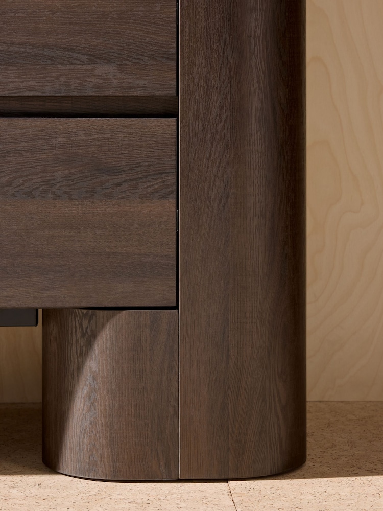 MADE.COM Dark Brown Kain Wide Chest of Drawers - Image 2 of 3 MADE.COM Dark Brown Kain Wide Chest of Drawers - Image 2 of 3