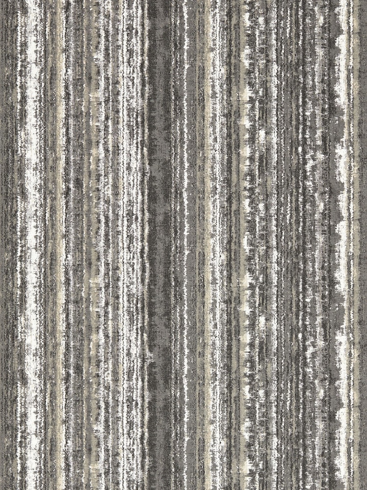 Clarke & Clarke Charcoal or Gilver Striatus Expressions Performance 10M Wallpaper - Image 1 of 2