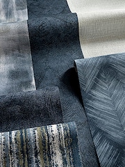 Clarke & Clarke Midnight Lavatus Expressions Performance 10M Wallpaper - Image 2 of 2