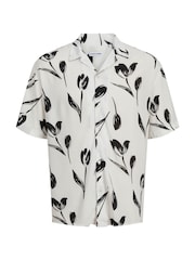 JACK & JONES White Printed Resort Shirt - Image 1 of 1