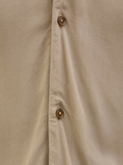 JACK & JONES Natural Short Sleeve Resort Shirt - Image 5 of 5