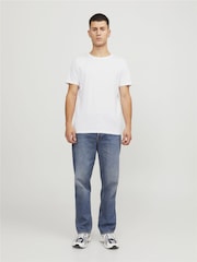 JACK & JONES Black Organic Mixed 100% Organic Cotton T-Shirts 5 Pack - Image 3 of 7