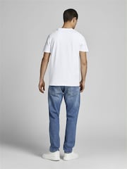 JACK & JONES Black Organic Mixed 100% Organic Cotton T-Shirts 5 Pack - Image 4 of 7