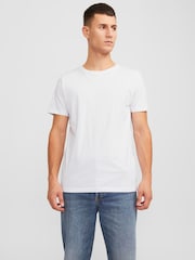JACK & JONES Black Organic Mixed 100% Organic Cotton T-Shirts 5 Pack - Image 5 of 7