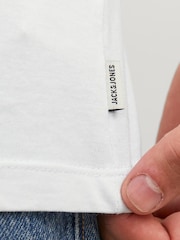 JACK & JONES Black Organic Mixed 100% Organic Cotton T-Shirts 5 Pack - Image 6 of 7