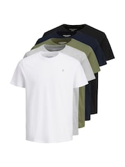 JACK & JONES White Chino 100% Cotton Trousers 2 Pack - Image 1 of 7