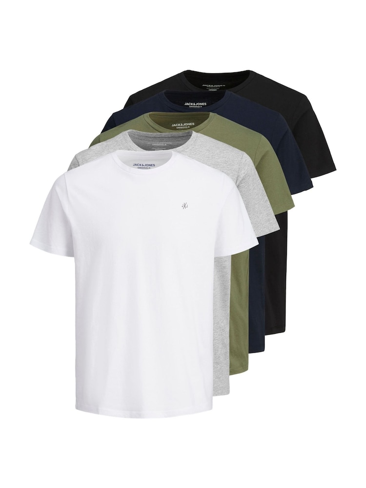 JACK & JONES White Chino 100% Cotton Trousers 2 Pack - Image 1 of 7