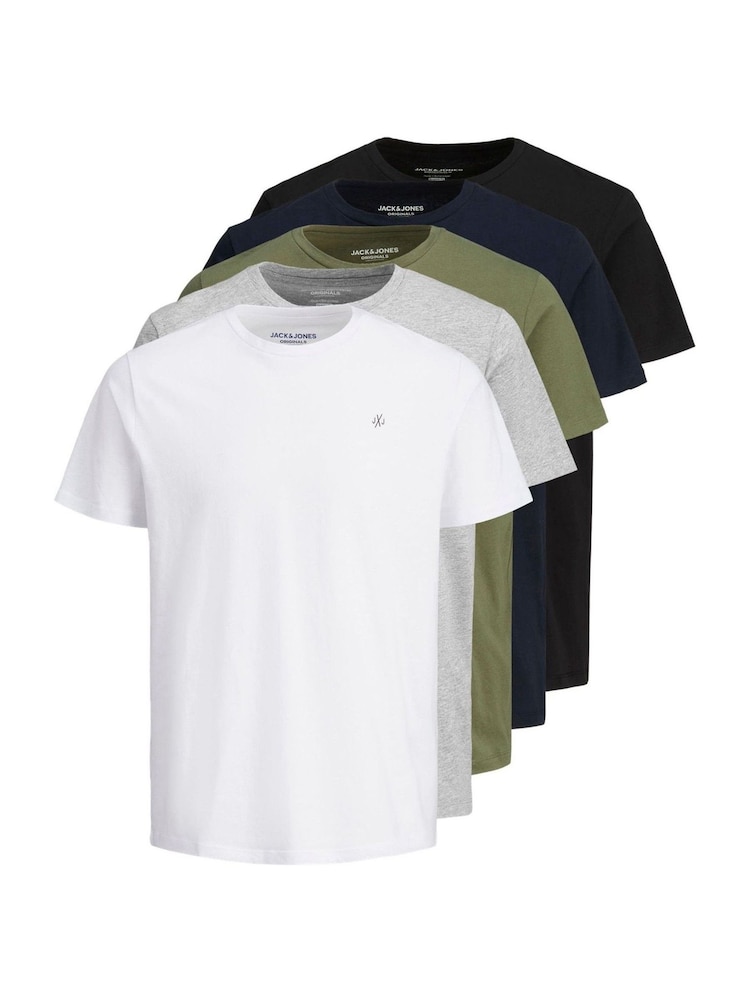 JACK & JONES White Chino 100% Cotton Trousers 2 Pack - Image 1 of 7 JACK & JONES White Chino 100% Cotton Trousers 2 Pack - Image 1 of 7