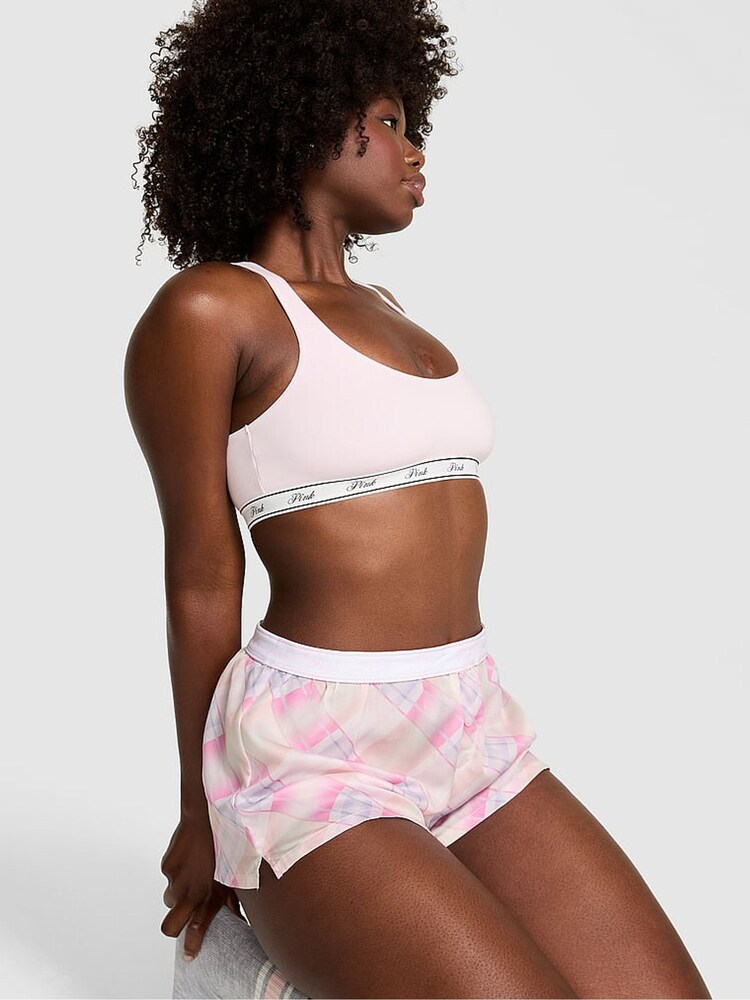 Victoria's Secret PINK Pink Tartan Short Pyjama Bottoms - Image 1 of 2