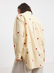 Simply Be Strawberry Embroidered Stripe Shirt - Bild 2 von 4