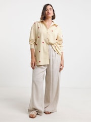 Simply Be Strawberry Embroidered Stripe Shirt - Bild 4 von 4