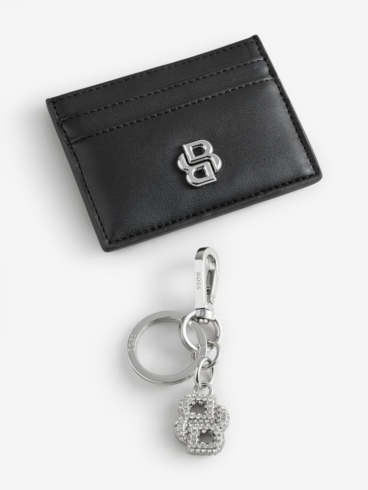 BOSS Black Icon Logo Purse & Keyring Gift Box Set - Image 1 of 1
