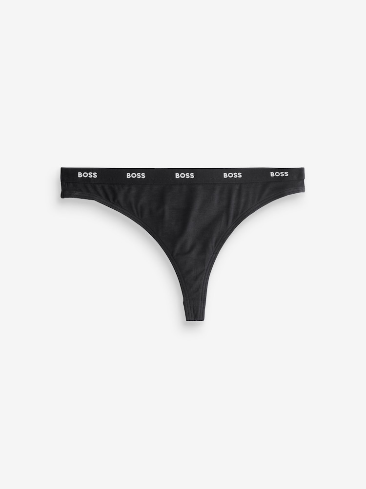 BOSS Black Logo Band Thongs - Image 1 of 1