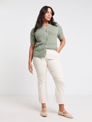 Simply Be Pointelle Short Sleeve Cardigan - Slika 3 iz 4