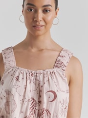 Simply Be Cream Cheesecloth Embroidered Shortie Set - Image 3 of 4
