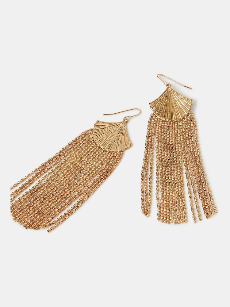 Accessorize viseči uhani z resicami - Slika 1 iz 2