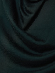 Reiss Green Darla Cotton Blend Cowl Neck Sleeveless Top - Image 5 of 5