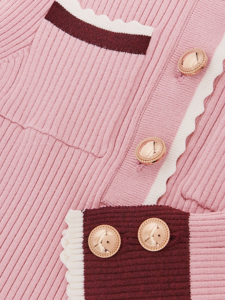 Reiss Pink Willa Dress - Image 5 of 5