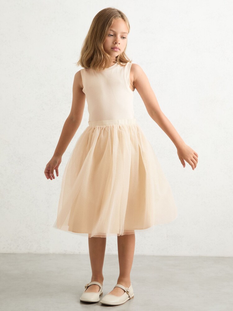Reiss Neutral Dahlia Dress - Image 2 of 4