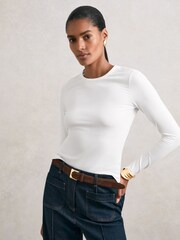 Reiss White Jada T-Shirt - Image 1 of 6