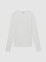 Reiss White Jada T-Shirt - Image 2 of 6