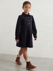Reiss Navy Lyra Dress - Image 3 of 4