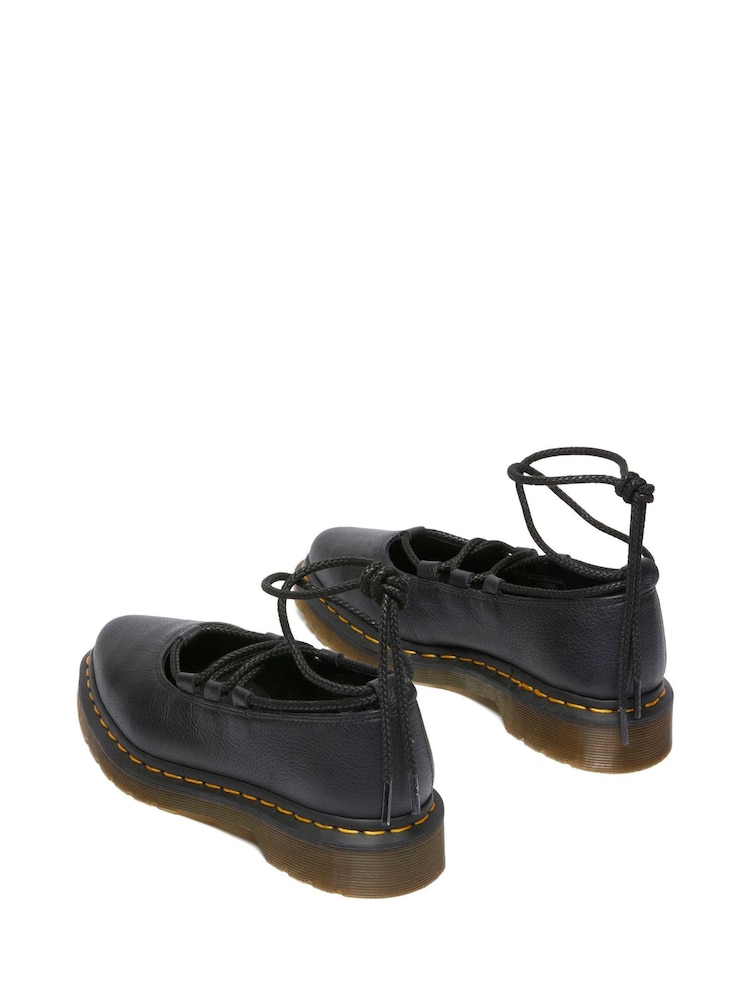 Dr. Martens Black Elphie Ii Virginia Shoes - Image 2 of 4