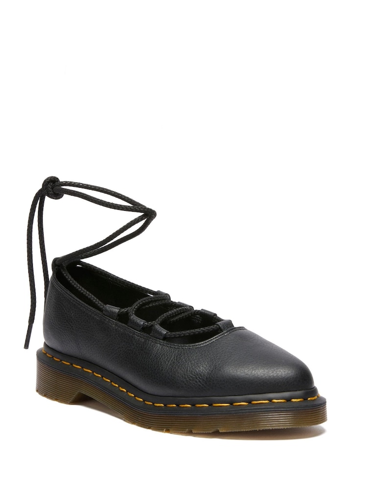Dr. Martens Black Elphie Ii Virginia Shoes - Image 4 of 4
