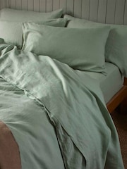 Piglet in Bed Sage Green Pillowcases - Image 1 of 3