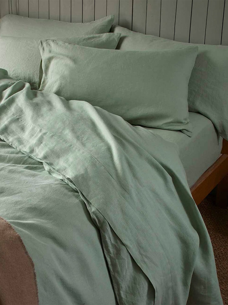 Piglet in Bed Sage Green Pillowcases - Image 1 of 3