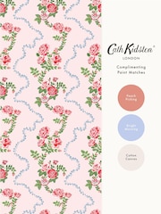 Cath Kidston Pink Rose Flutter 10M Wallpaper - Image 4 of 4