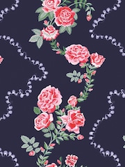 Cath Kidston Navy Rose Flutter 10M Wallpaper - Image 2 of 4