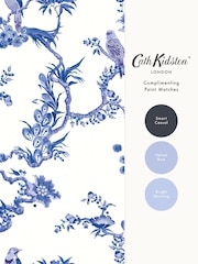 Cath Kidston Blue Birds & Berries 10M Wallpaper - Image 4 of 4